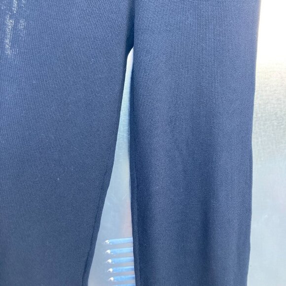 Black Knit Wide Leg Halter Top Jumpsuit - Picture 4 of 8